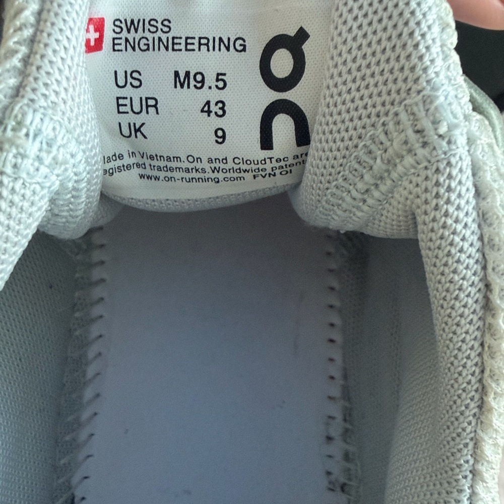 On Running Gray Sneakers